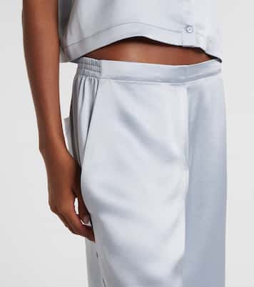 Pantalon Barb Painter en satin | Leset