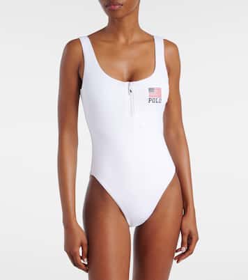 Badeanzug Zipper Scoop Tank | Polo Ralph Lauren