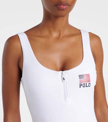Badeanzug Zipper Scoop Tank | Polo Ralph Lauren