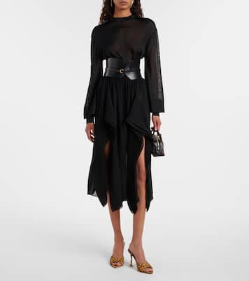 Pantoletten Bisous 85 aus Kalbshaar | Aquazzura