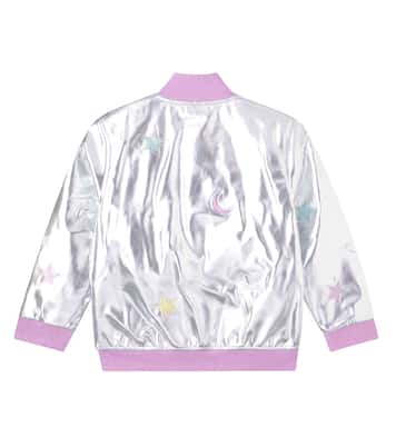 Metallic patch-appliqué jacket | Stella McCartney Kids