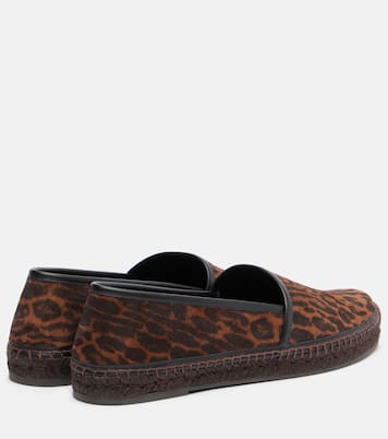 Leopard-print suede espadrilles | Tom Ford
