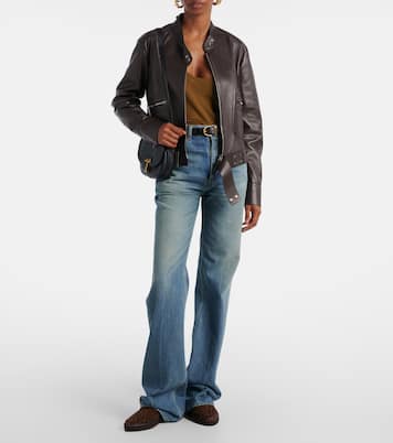 Leopard-print suede espadrilles | Tom Ford