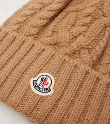 Logo wool and cashmere beanie | Moncler