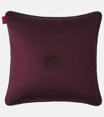 Maranta floral cotton cushion  | Etro