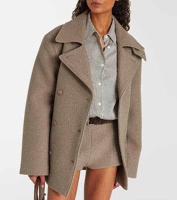 Abrigo marinero Scothern de lana virgen | The Frankie Shop