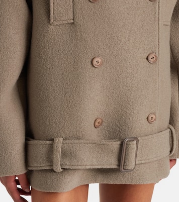 Abrigo marinero Scothern de lana virgen | The Frankie Shop