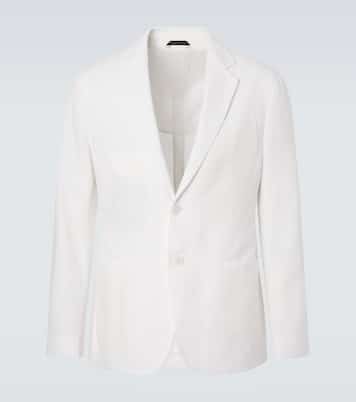 Upton linen canvas blazer | Giorgio Armani