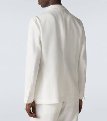 Upton linen canvas blazer | Giorgio Armani