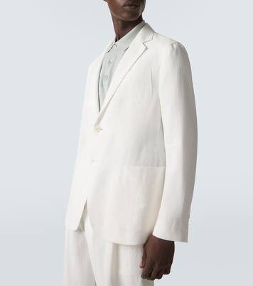 Upton linen canvas blazer | Giorgio Armani