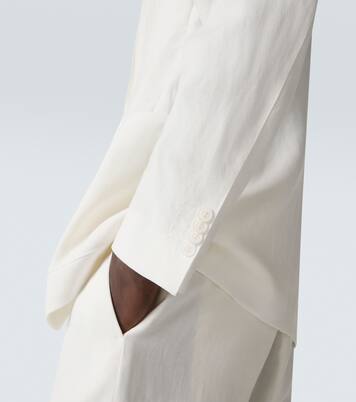 Upton linen canvas blazer | Giorgio Armani