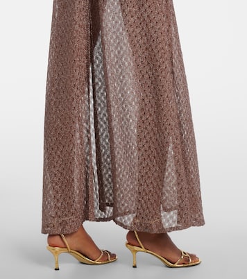 Abito lungo in maglia di lamé | Missoni