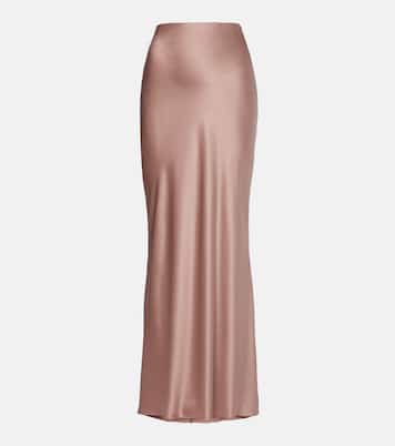 Silk satin maxi skirt | The Sei