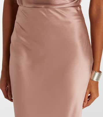Silk satin maxi skirt | The Sei