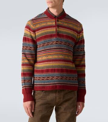 Wool-blend jacquard sweater  | RRL