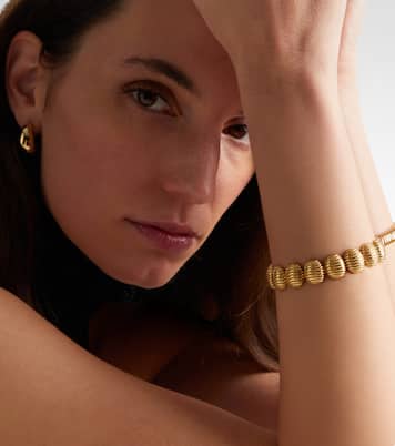 Isla Oval Link 18kt gold (750/1000) bracelet | Pamela Zamore