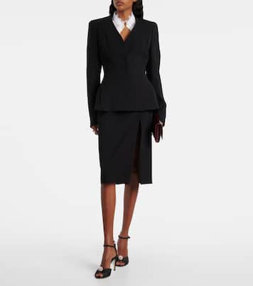 Sacora 85 glitter peep-toe sandals | Jimmy Choo