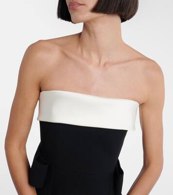 Lalani draped strapless minidress | The New Arrivals Ilkyaz Ozel