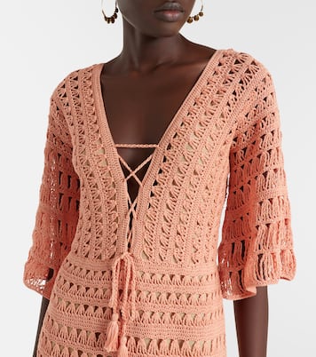 Midikleid aus Häkelstrick | Anna Kosturova