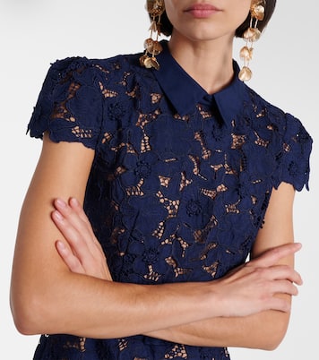 Midikleid aus Spitze | Self-Portrait