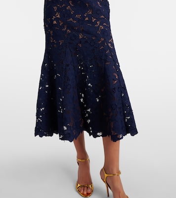 Midikleid aus Spitze | Self-Portrait