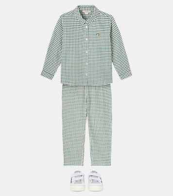 Foret checked cotton flannel shirt | Konges Sløjd