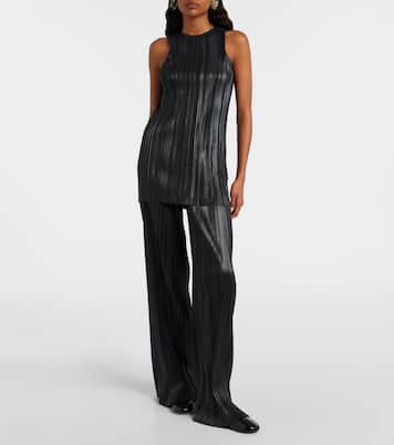 Pleated straight pants | Phoebe Philo