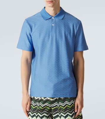 Zigzag cotton polo shirt | Missoni