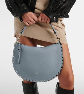 Oskan Small leather shoulder bag | Isabel Marant