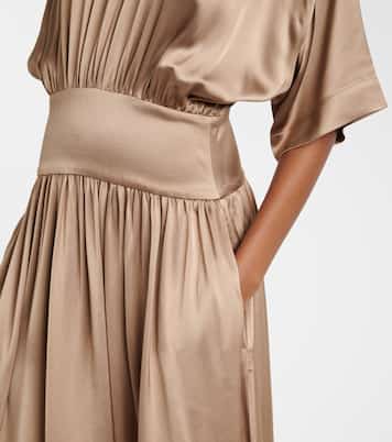 Robe midi en satin | Toteme