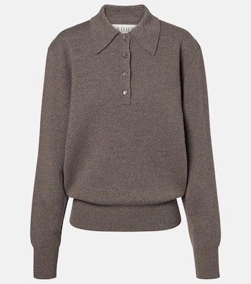 Wool and cashmere polo sweater | Róhe