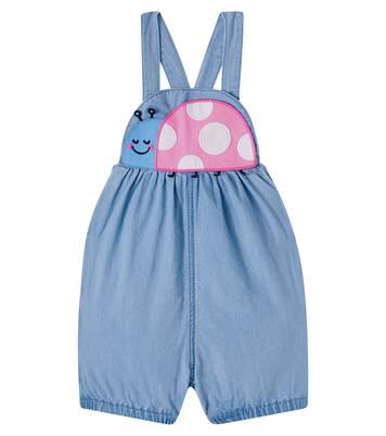 Baby Bug cotton chambray overalls | Stella McCartney Kids