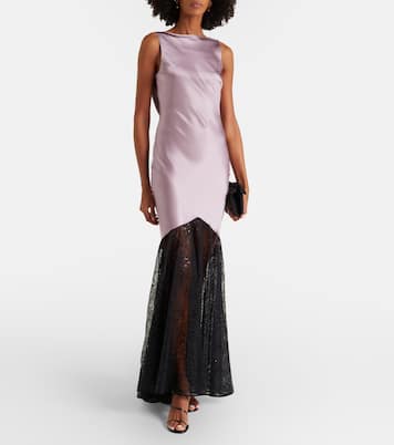Silk-blend gown | Nina Ricci