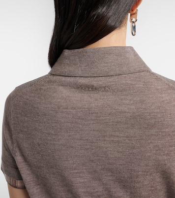 Polo in lana a quadri | Acne Studios