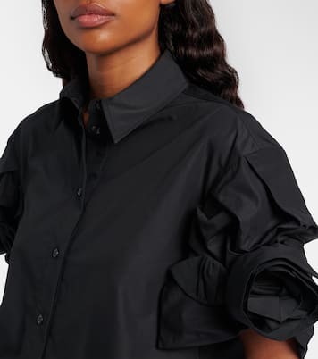 Chemise en coton à manches bouffantes | Simone Rocha