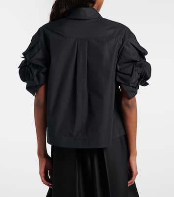 Chemise en coton à manches bouffantes | Simone Rocha