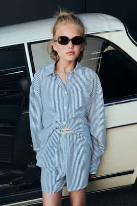 Short Alheli à rayures | The New Society