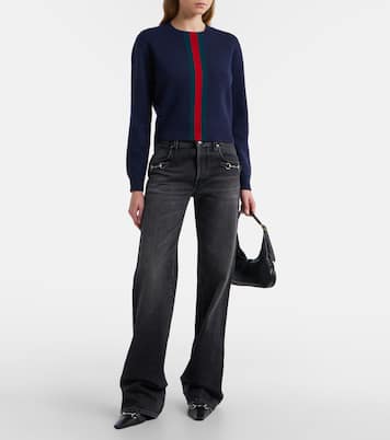 Web Stripe wool sweater | Gucci