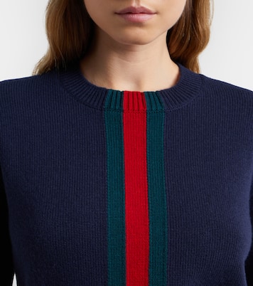Web Stripe wool sweater | Gucci