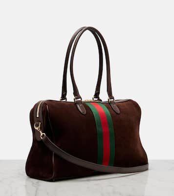 Gucci Borsetto Large suede duffel bag | Gucci