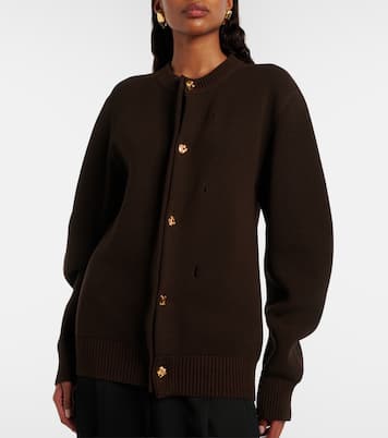 Cardigan en laine et coton | Bottega Veneta