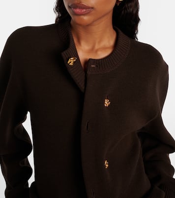 Cardigan en laine et coton | Bottega Veneta