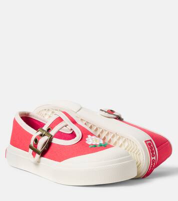 Pixel Daisy embroidered sneakers | Bobo Choses