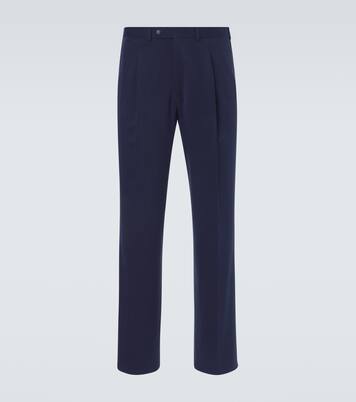 Amo silk wide-leg pants | Saman Amel