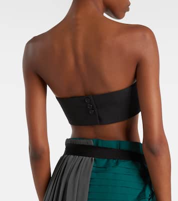 Bandeau-Top aus Wolle | Prada