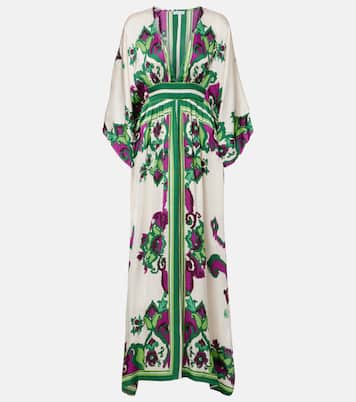 Sol花卉缎布罩衫裙 | Poupette St Barth