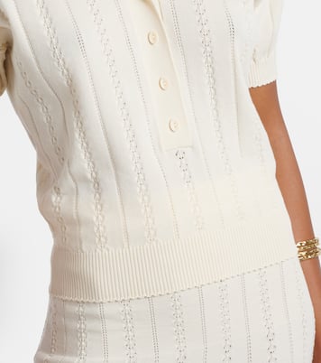 Polohemd Acme aus Pointelle-Strick | Faithfull