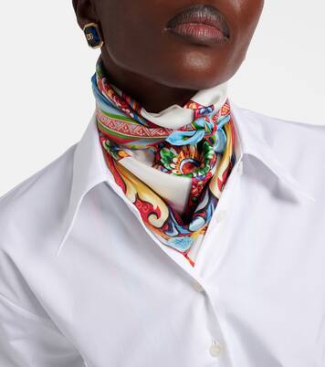 Sciarpa Carretto in twill di seta | Dolce&Gabbana