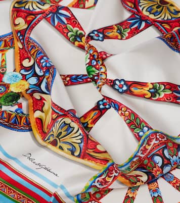 Sciarpa Carretto in twill di seta | Dolce&Gabbana