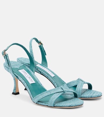 Elsy编织露跟凉鞋 | Jimmy Choo